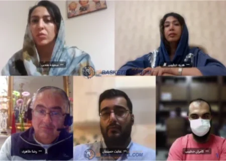 گفت و گوى رضا طاهری با ژورنالیست‌ها